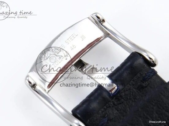 0106 Trendsetting De Ville Power Reserve SS MKF 1:1 Best Edition Blue Textured Dial on Black Leather Strap A 7742